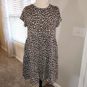 LuLaRoe Animal Print Ariel Dress, Sz. Large (14/16)